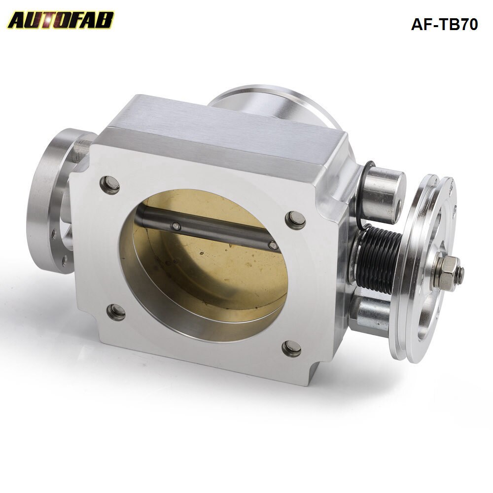 70MM Throttle Body Performance Intake Manifold Billet Aluminum High Flow AF-TB70