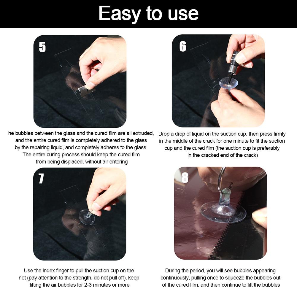 Autoglas reparatieset autoglas reparatievloeistof voorruit barst reparatieset