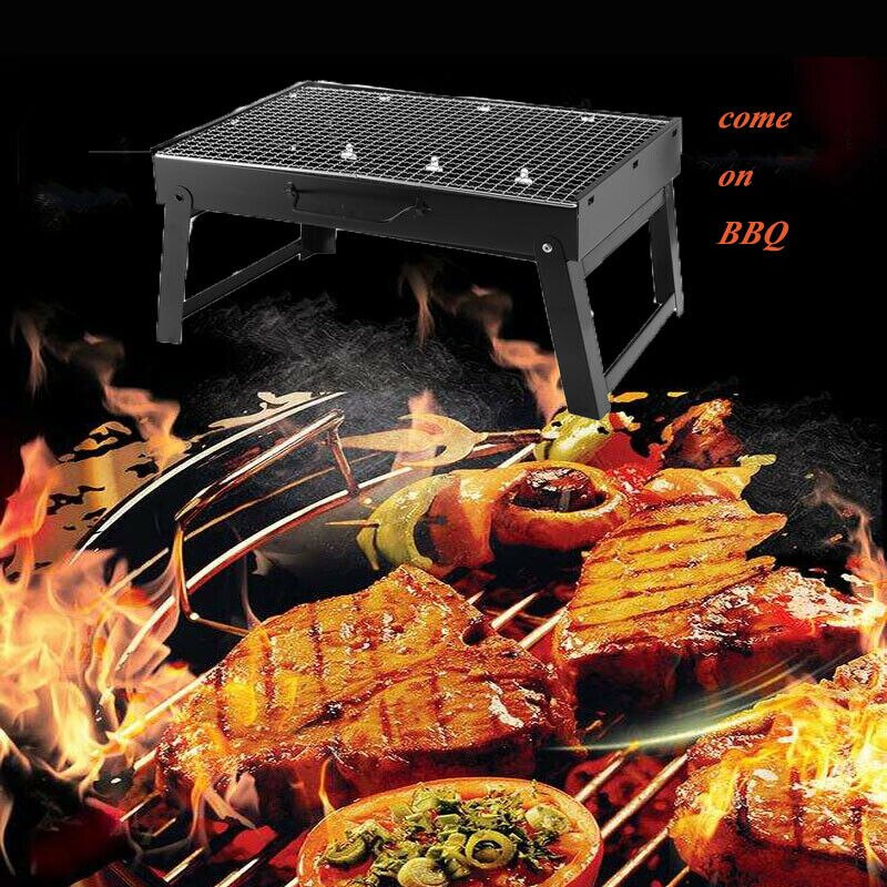 Draagbare Kleine Barbecue Kachel Houtskool Bbq Grill Patio Outdoor Camping Picknick Brander Opvouwbare.