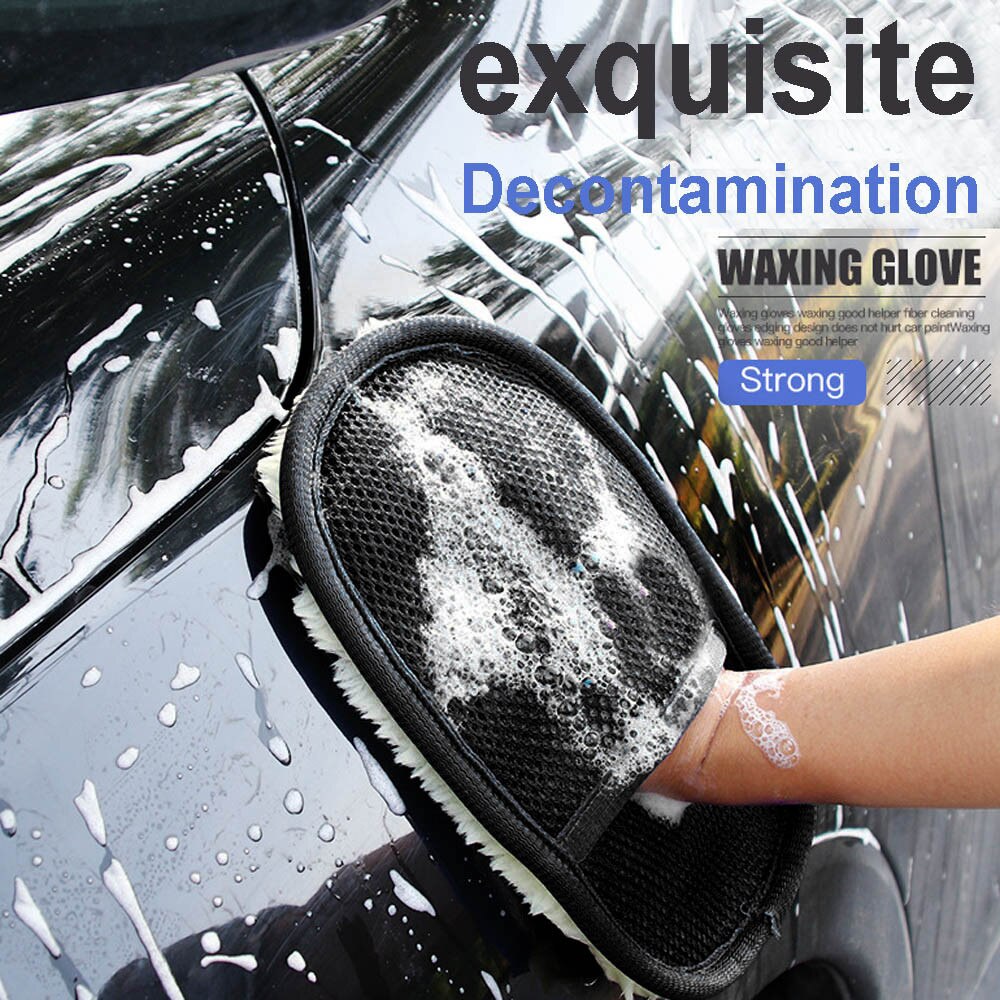 100% Brand And High QualityCar Wash Clean Sponge Brush Glass Cleaner Blue Wave Car Wash home cleaning, cleaning Car