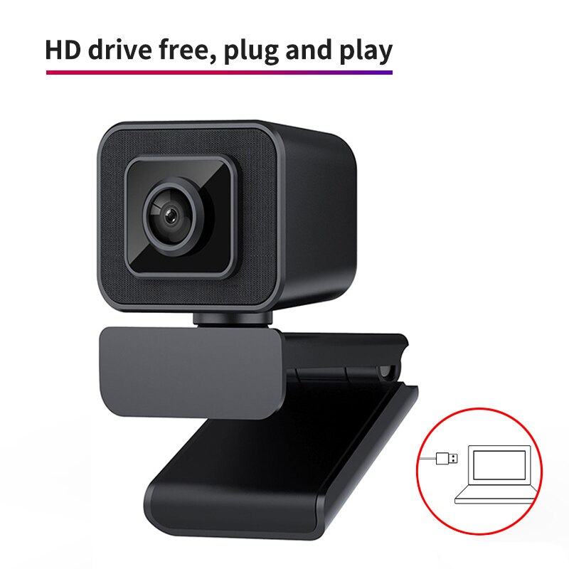V24 Full Hd Video Webcam 1080P Hd Camera Usb Webcam Handmatige Focus Computer Web Camera Met Ingebouwde microfoon Voor Pc Laptop