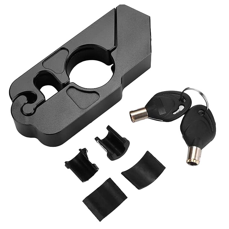 Universal Motorcycle Lock CNC Motorcycle Handle Throttle Grip Security Lock with 2 Keys