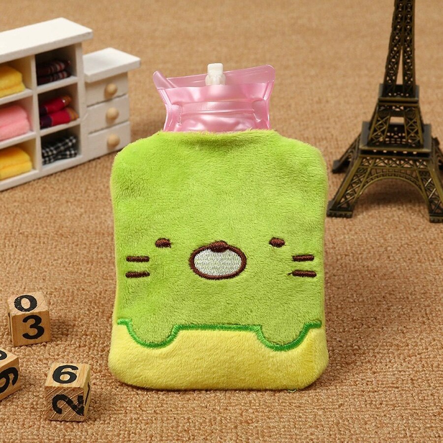 Winter cartoon Mini cute explosion-proof water filling and washing Plush warm water bagA812
