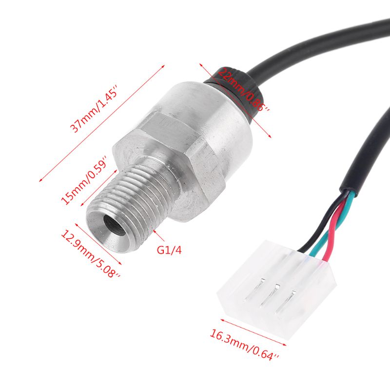 0-0,8 Mpa G1/4 Druck Absender Wandler Sensor Inoput 5V Ausgang 0,5-4,5 VDC 964E