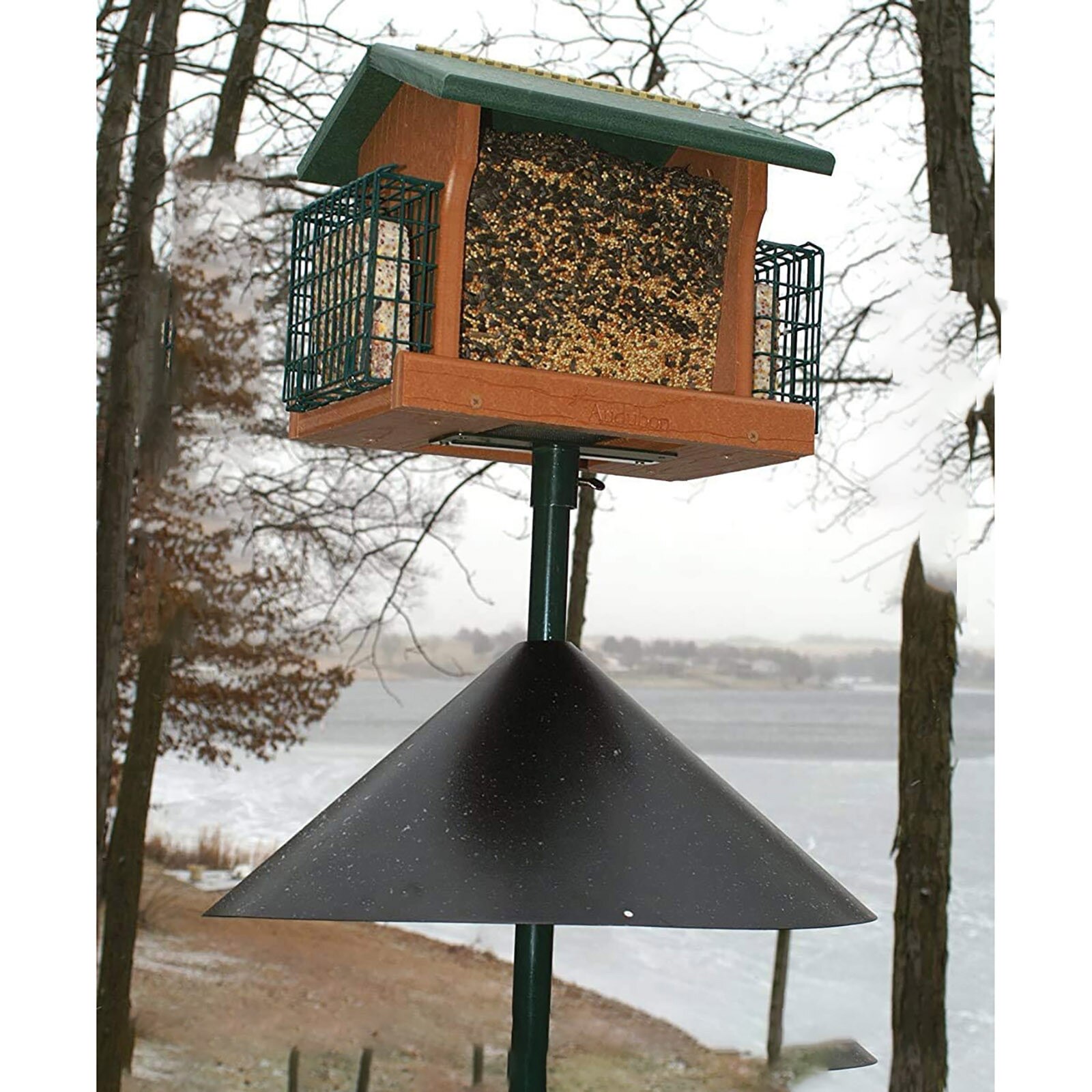 Universal Squirrel Baffle Guard Protect Bird Feeder Protection Outdoor Yard Garden Decor