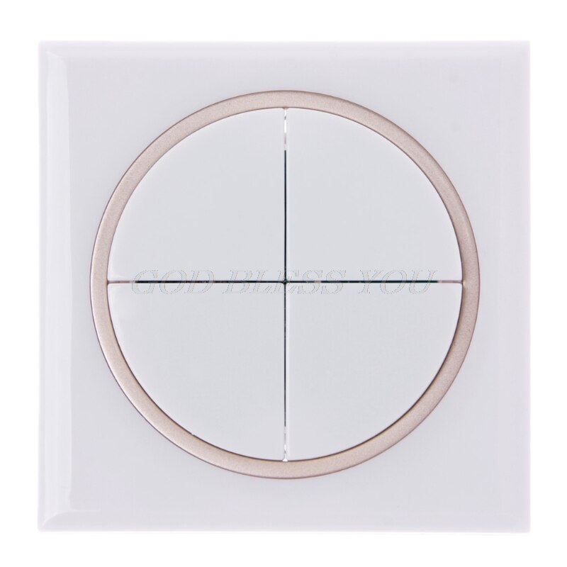 433Mhz RF Wireless Remote Control Switch 86 Wall Panel Transmitter With 1 2 3 4 Button For Home Room Hall Bedroom Ceili: 4