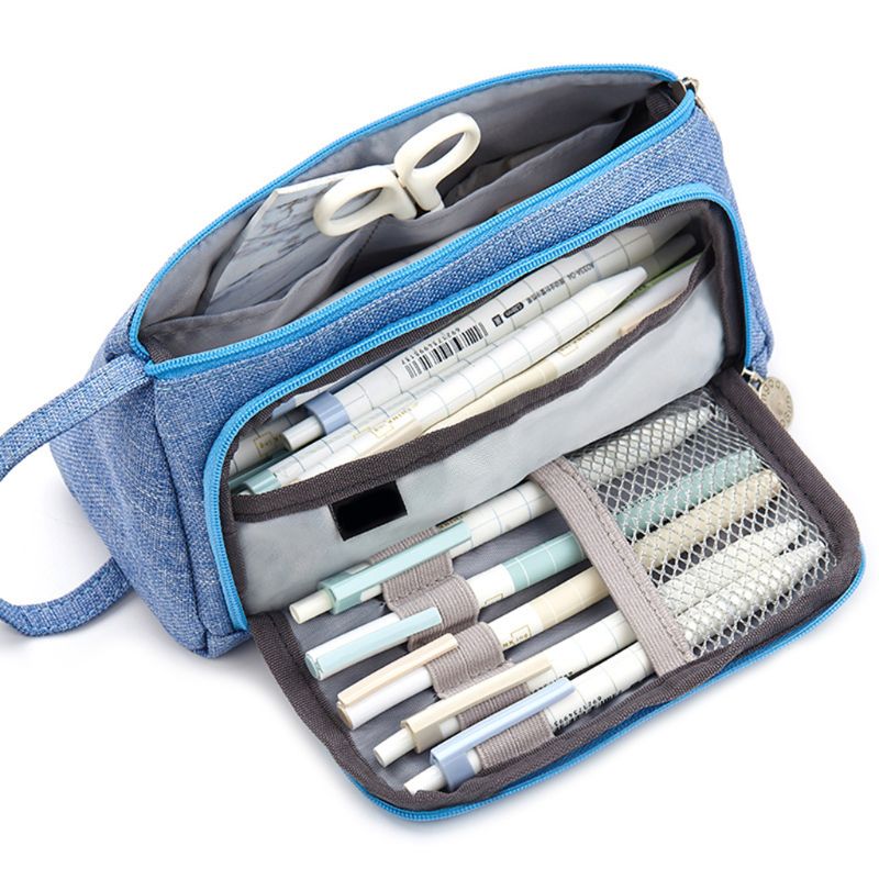 Big Kawaii Pencil Case Large Capacity Pencilcase School Supplies Stationery: LB