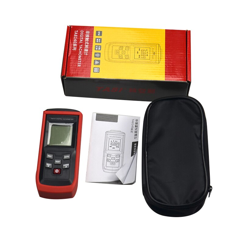 Digital Tachometer Tach RPM Handheld Non-Contact Tester Measuring Device Tool High Performance 2.5~59,999RPM