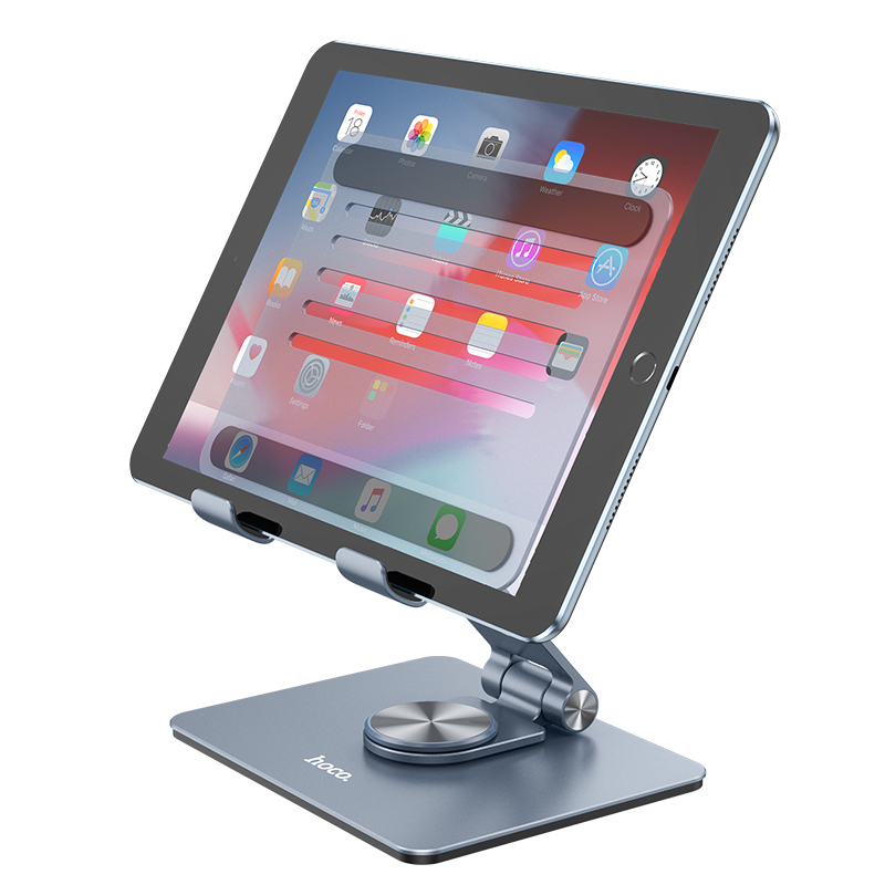 HOCO-soporte plegable de aleación de aluminio PH52 para ordenador portátil, accesorio giratorio de 360 ° para iPad Air, antideslizante, para Macbook Pro