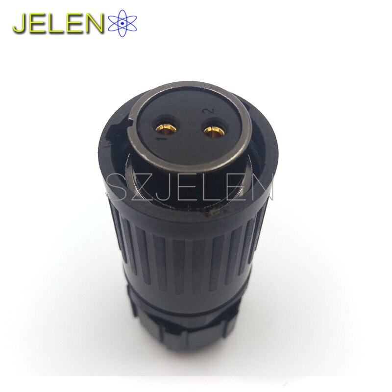HE20, 2 pin plug (female) , 2 pin socket(male),cable connector, Car power charging connector 2 pin, Waterproof dustproof