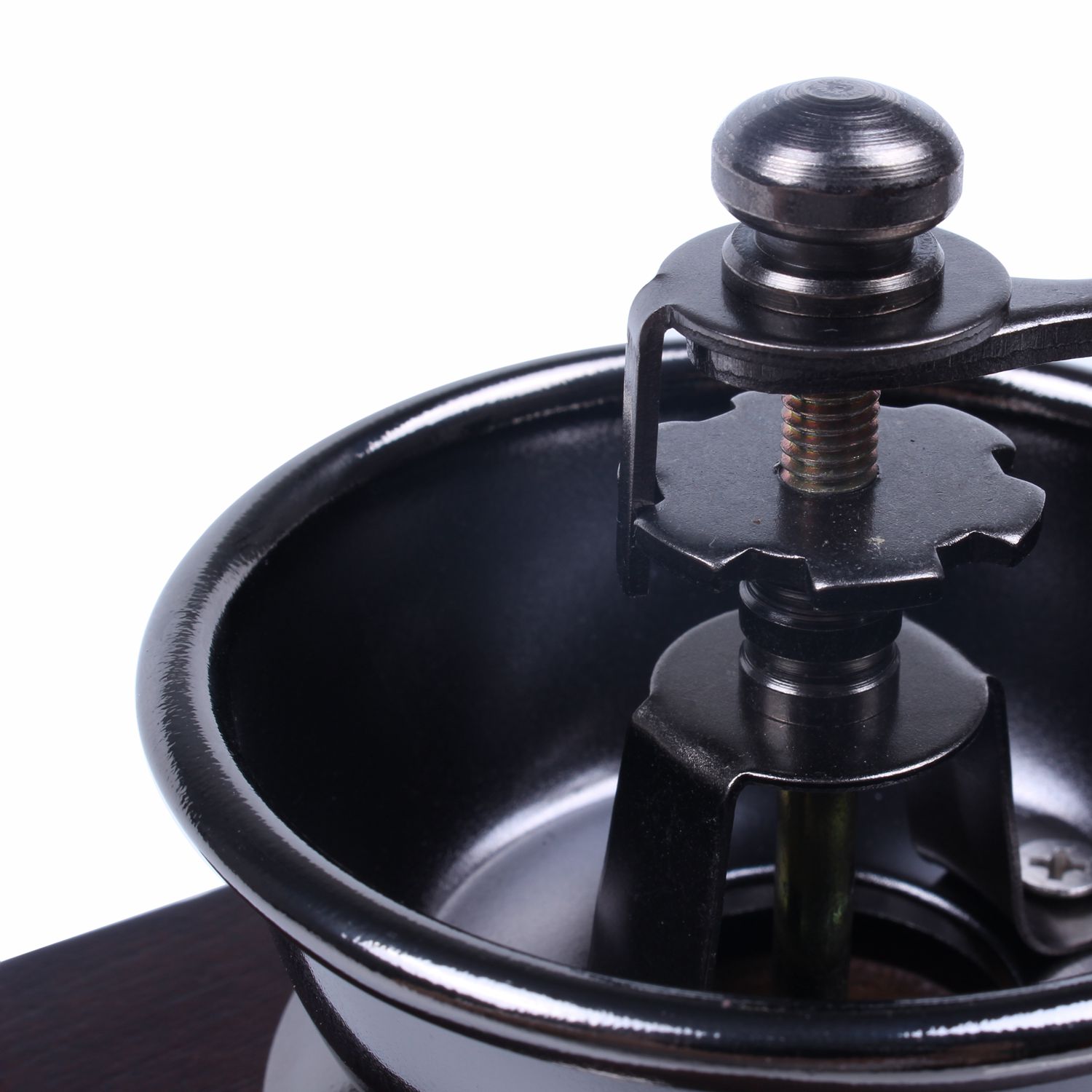 Mini houten koffieboon kruiden vintage stijl handmolen