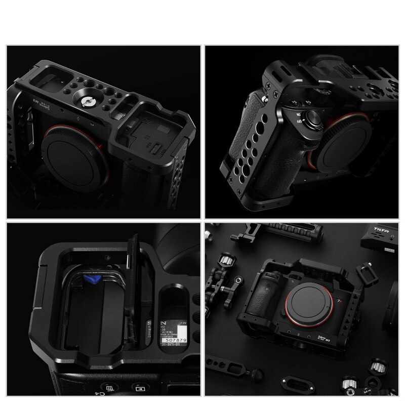 Selens a7iii a7r3 a7m3 Cage For Sony A7RIII /A7III/A7MIII Aluminum Alloy Cage To Mount Tripod Quick Release Extension Kit