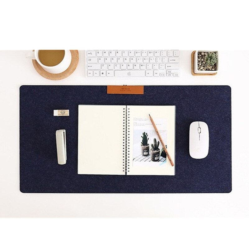 700*330mm Large Office Computer Desk Mat Modern Table Keyboard Mouse Pad Wool Felt Laptop Cushion Desk Mat Gamer Mousepad Mat