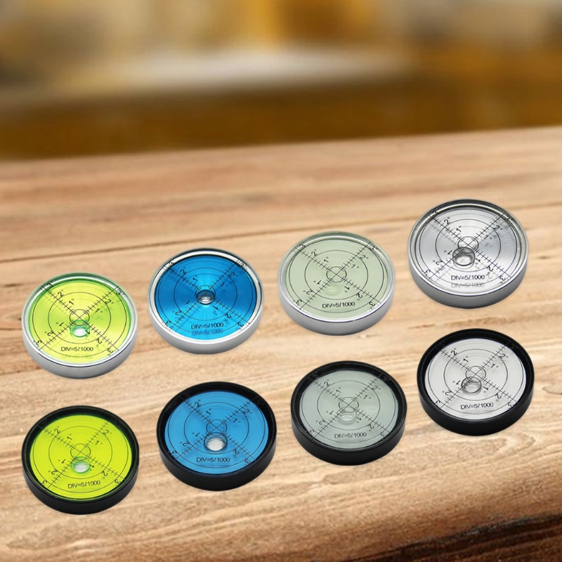 60mm/2.36" Bullseye Level Aluminium Case Round Bubble Level Precision Round Bullseye Bubble Level Bullseye Spirit Bubble