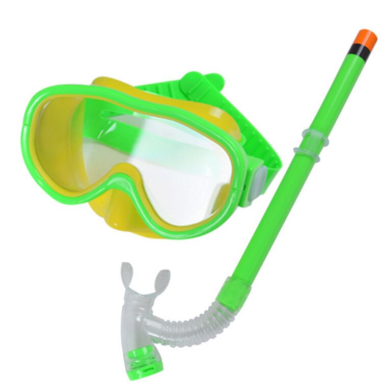 Jongens En Meisjes Kinderen Zwembril Dompelpompen Bril Set Beademingsbuis Semi-Droge Snorkelen Duikbril Met Snorkel