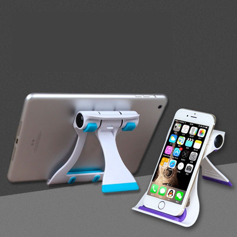 universell tablett pc holder sammenleggbar justerbar vinkel bordtelefonholder stativ fleksibel til samsung ipad tablett  pc 13*10*2.5cm