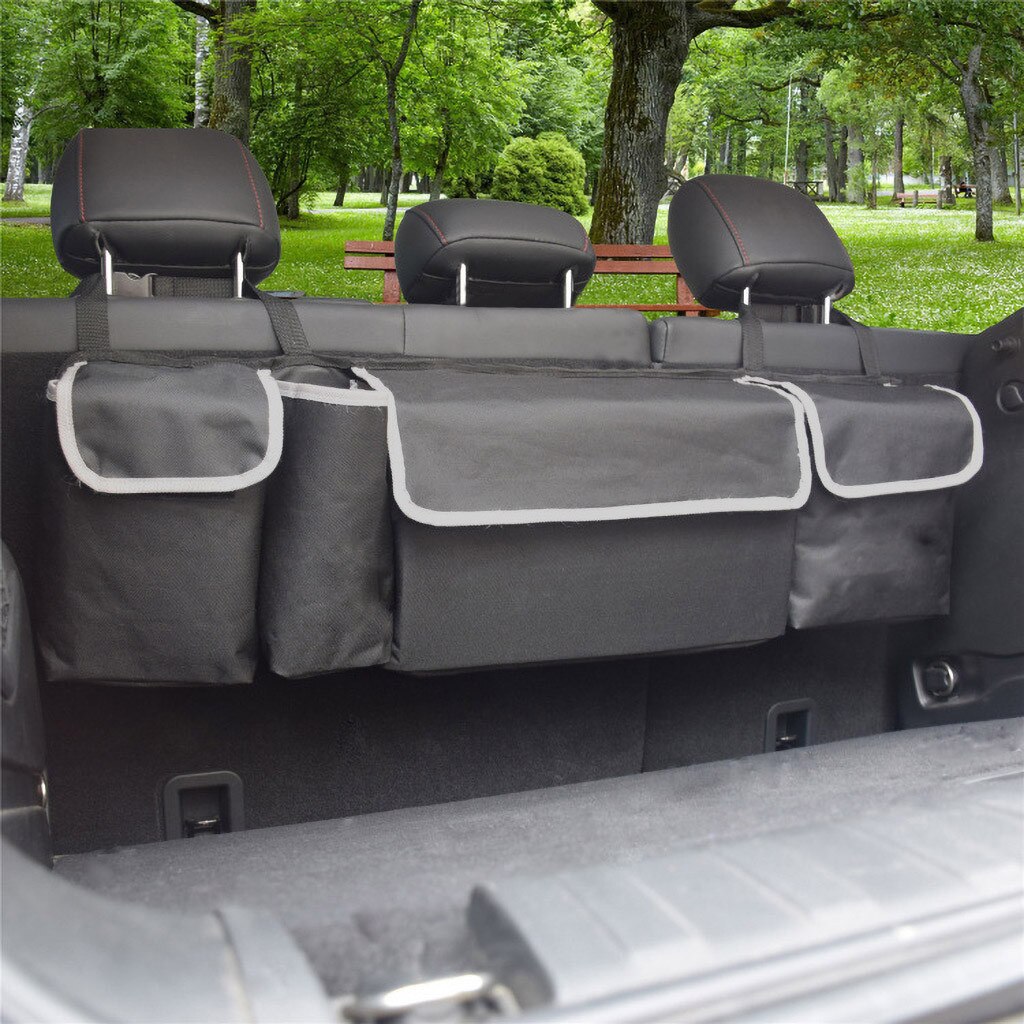 Organisateur de voiture coffre banquette arrière sac de rangement Net haute capacité multi-usage Oxford dos intérieur accessoires siège Automobile