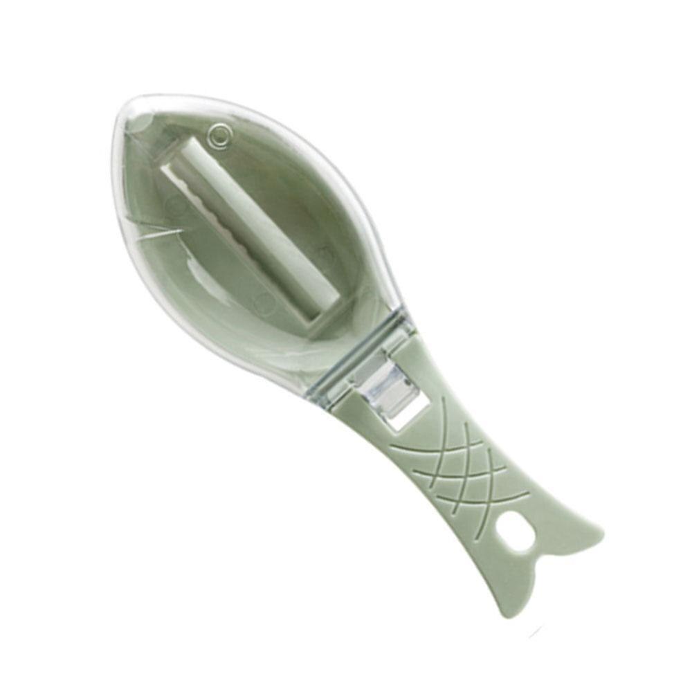 Vis Schaal Remover Scaler Schraper Cleaner Keuken Tool Dunschiller Gadgets Vis Scaler Clam Opener Vis Clam Schaal Schraper: Light Green