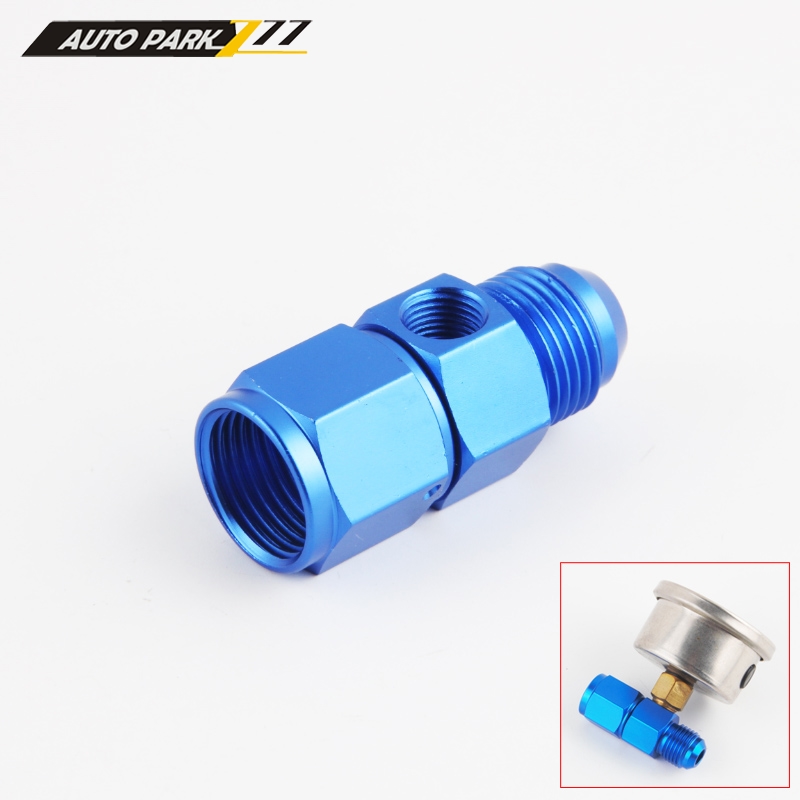 AN4 6 8 10 Man-vrouw 1/8 "Npt Gauge / Sensor Zijpoort Adapter Olie Brandstof Fitting Slang end