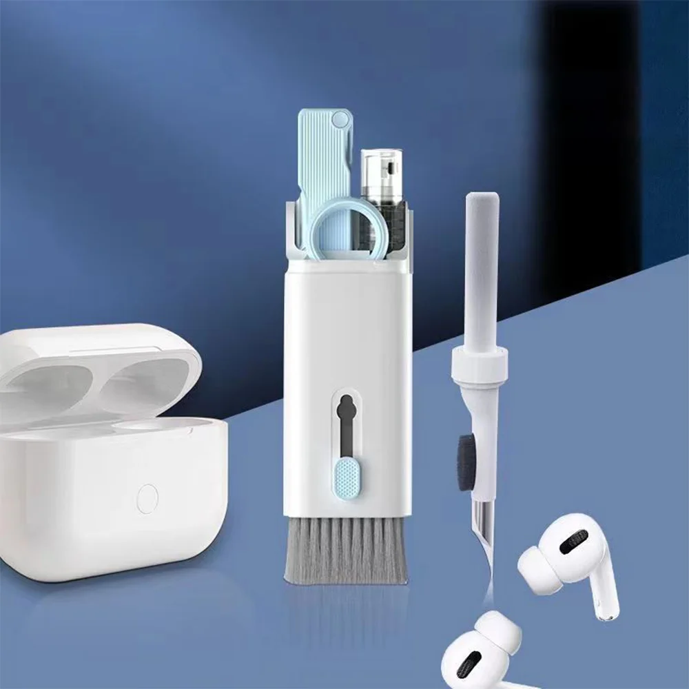7-in-1 Keyboard Cleaning Kits Airpods Cleaner Headset Cleaner Pen Laptop Screen Cleaning Bluetooth Earphones Cleaning Kit