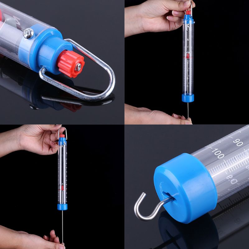 25N/2500g Newton Meter Force Meter Spring Dynamometer Spring Dual-Scaled Balance for Physical Experiment