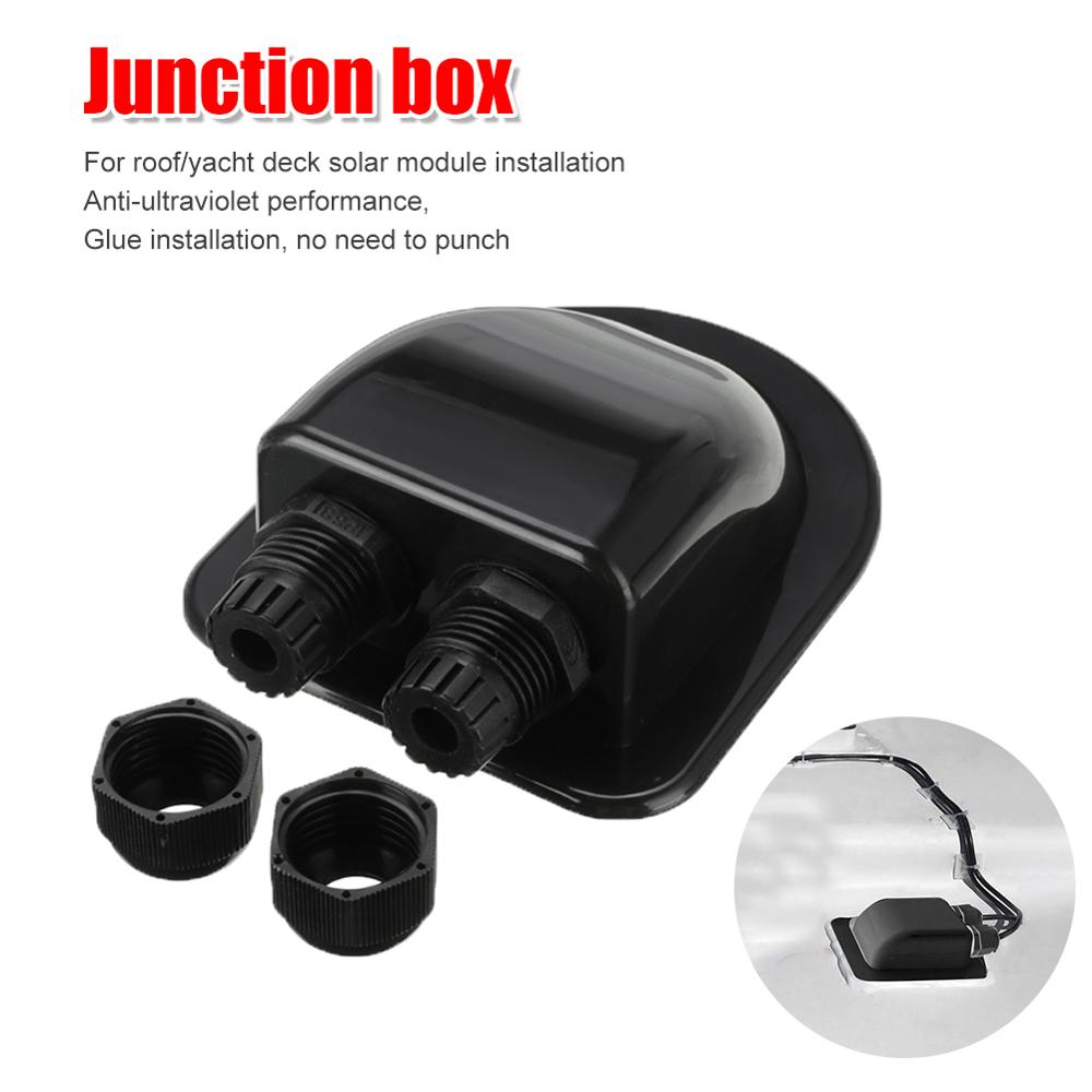 Roof Wire Entry Gland Box Solar Panel Cable Motorhome Caravan Boat Connection Box Outdoor Electrical Box