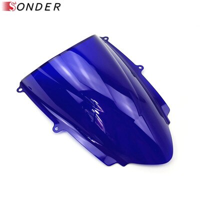 Doble bobledeler til triumf daytona 675 675r frontrute frontrute 13 14 15 16 17: Blå