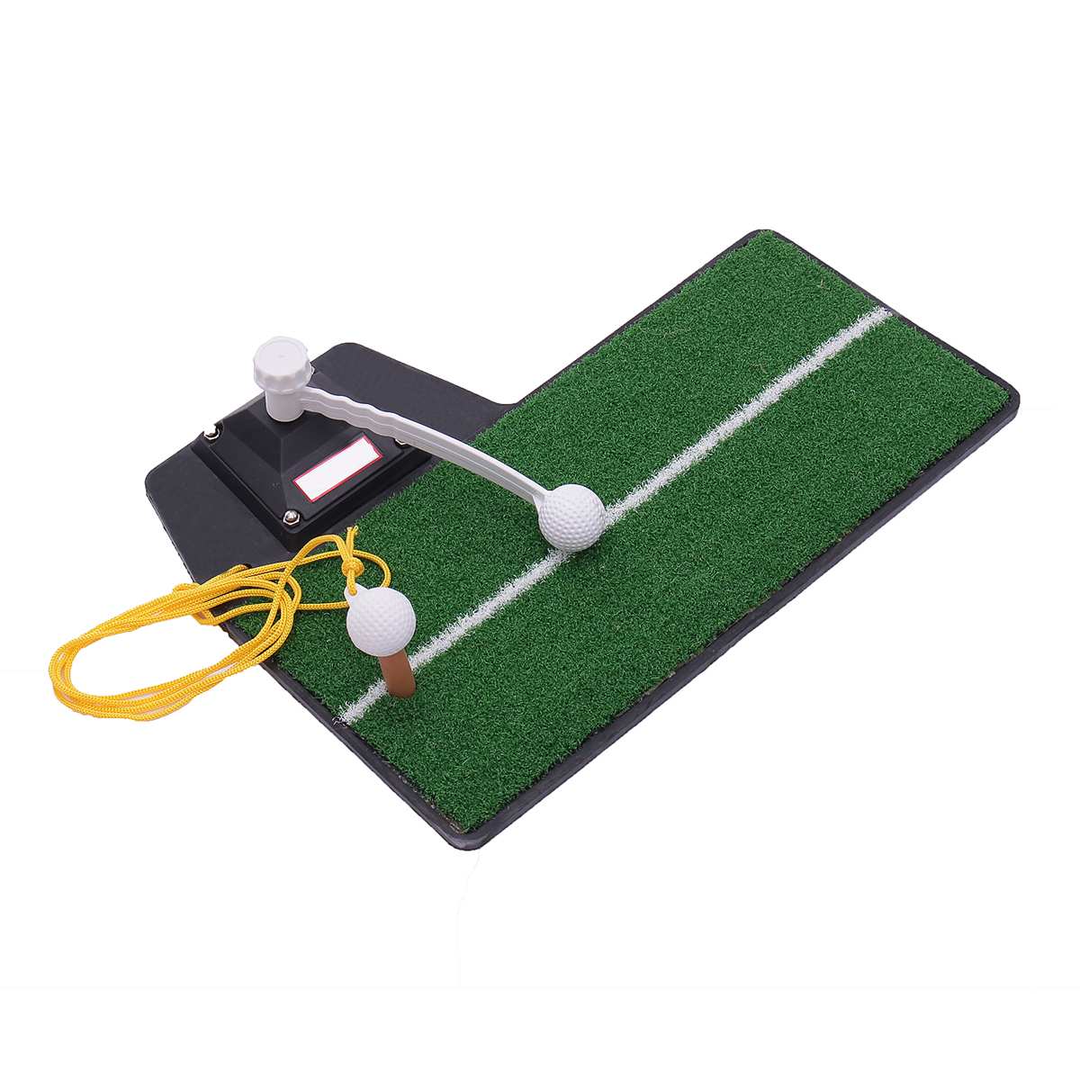 3 in 1 bærbar indendørs golf putter træner 360 ° rotation golf træning putting måtte golf putter træner indendørs golf swing måtte