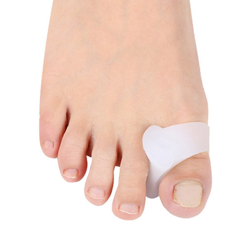 4Pcs Big Toe Separator Bone Corrector Straightener Silicone Gel Foot Fingers Protector Bunion Adjuster Feet Pedicure Tool D2223