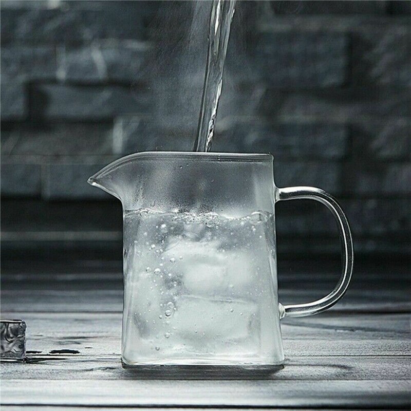 350/750ML clair résistant à la chaleur verre clair théière cruche W infuseur café thé feuille à base de plantes Pot fleur théière lait jus conteneur