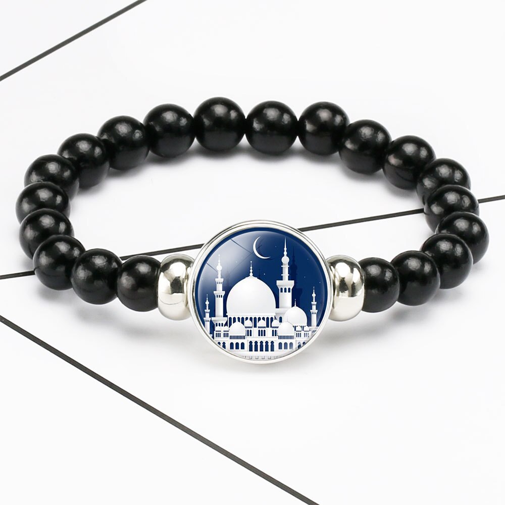 Midden-oosten Islam Moslim Kraal Armbanden 18Mm Snap Knoppen Dome Cabochon Charms Armband Cadeaus Voor Moslim Allah: 3