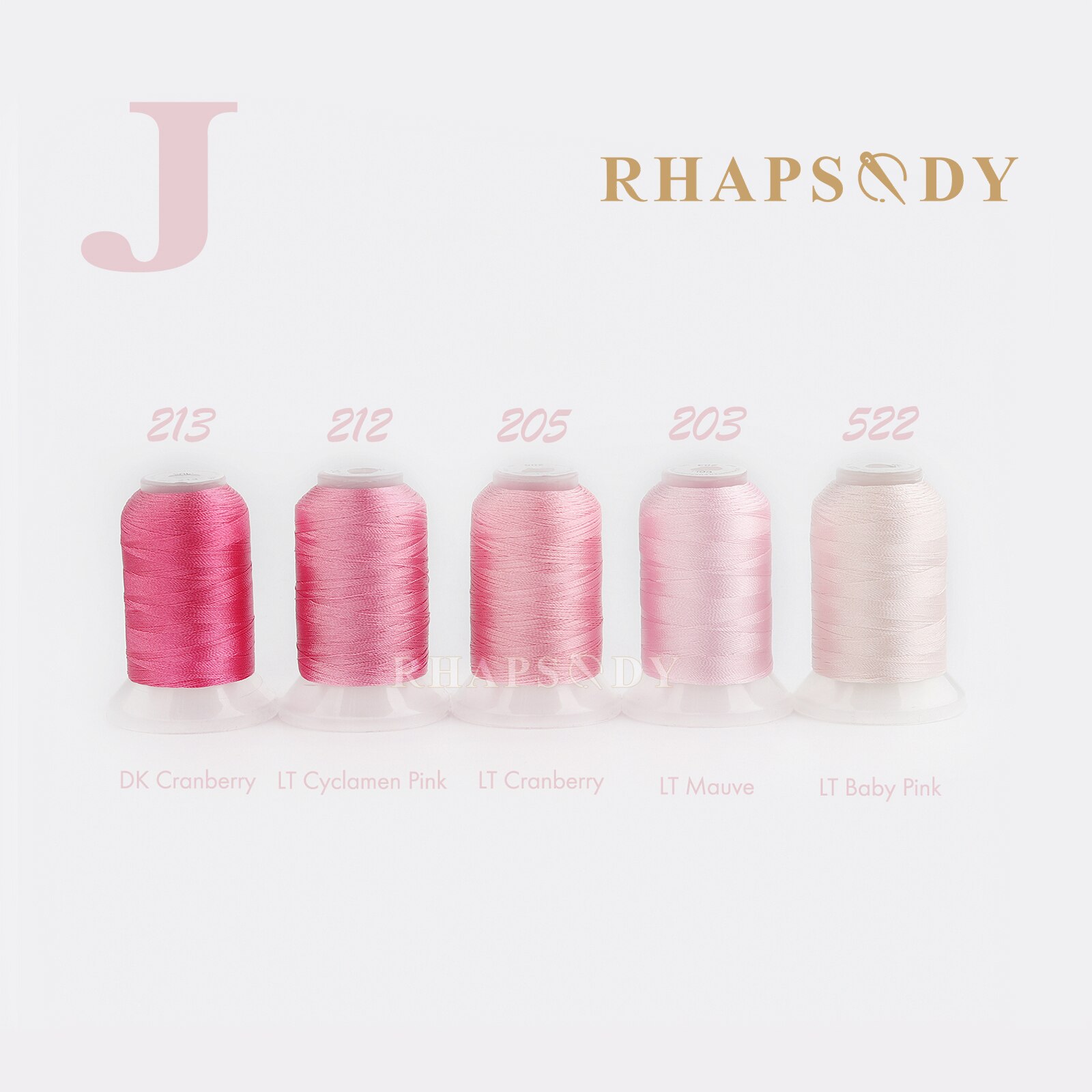 Rhapsodie 40WT Polyester-Stickmaschinengarn 550 Jahre 60 Farben Bruder Babylock Janome Sänger Pfaff Husqvarna Bernina NäHenne: Silber