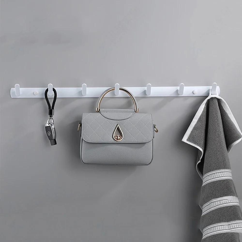 Zauberstab Halfter Kleider haken Kleider handtuch Halfter weiß Aluminium Toilette Flur Haken hängen Regal Schlecht Küchen zubehör