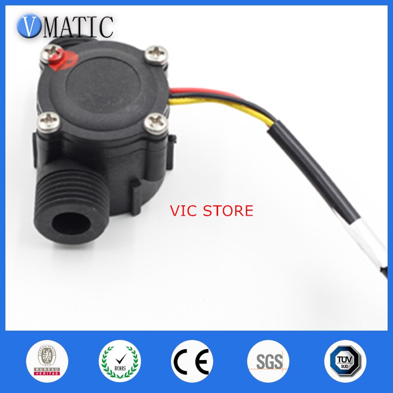 Micro Meter Liquid Hall Effect Magnetic Switch VCA168-4 Water Flow Rate Sensor