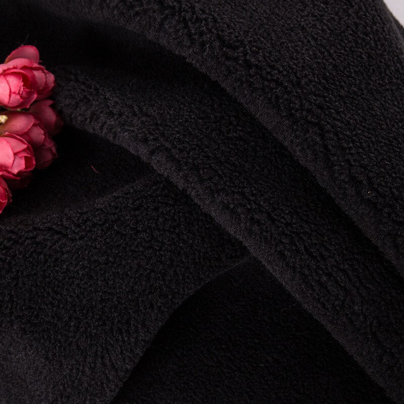 Herfst En Winter Grote Explosies Spot Imitatie Kasjmier Fijne Korrel Wol Multicolor Spot Fur Composiet Stof: Black