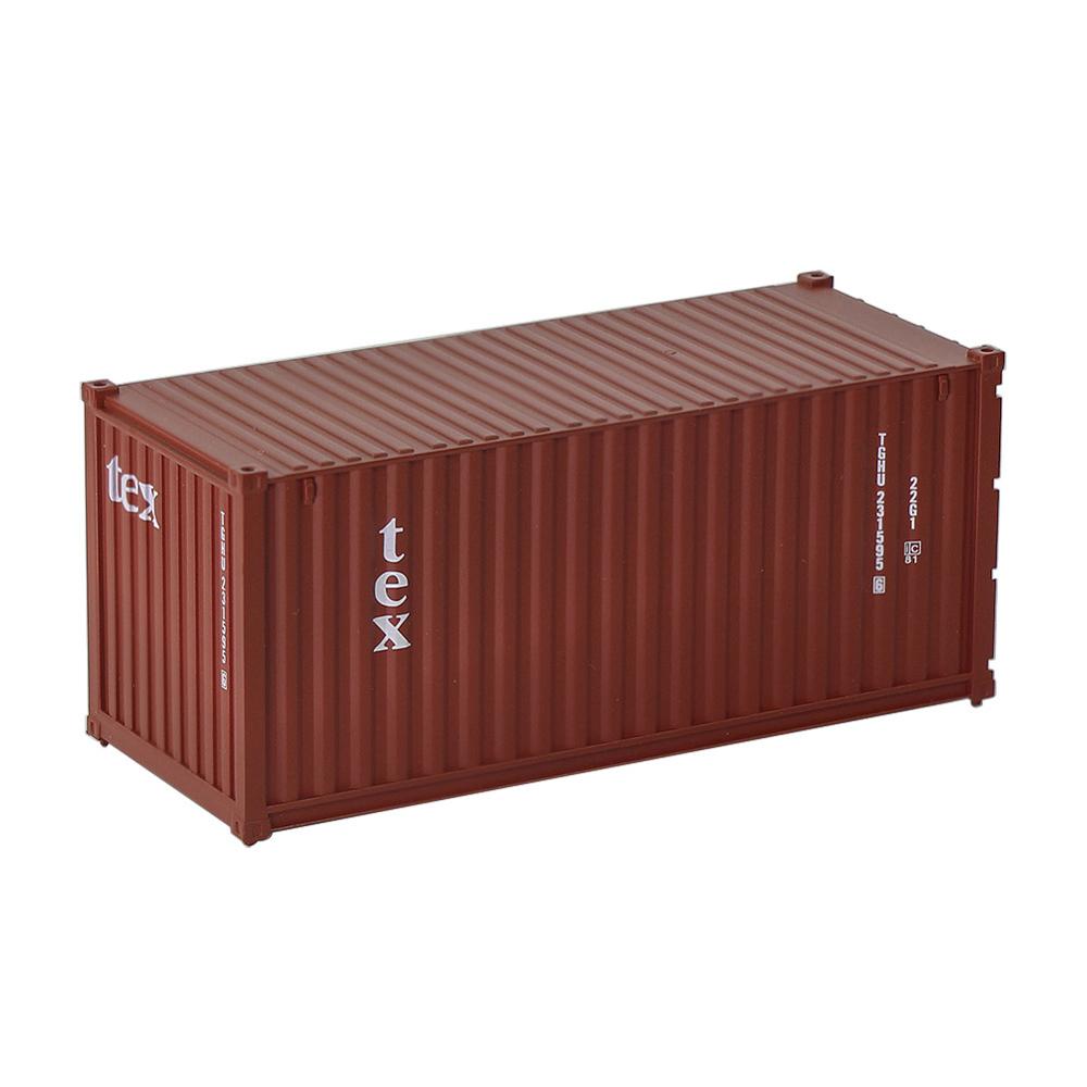 C8726 1pc Container da 20 piedi modello in scala HO accessori per treno 1:87 20 piedi modello di Container Layout ferroviario: tex