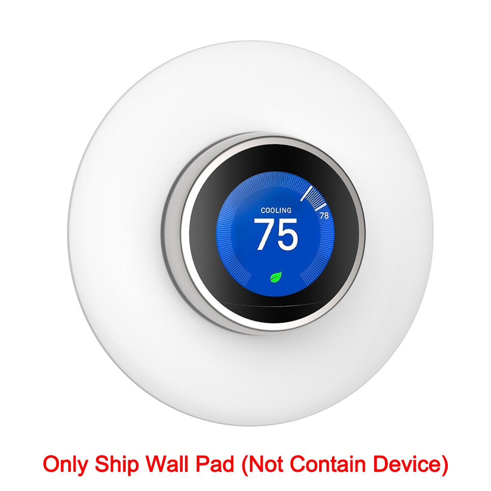 Wall Plate for Nest Learning Thermostat 3rd 2nd 1st Generation and Nest Thermostat E 3D Stereoscopic Round Cover Bracket Mount: White