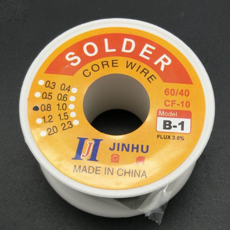 Hilo de soldadura Sn60 Pb40 Flux 100mm, núcleo de colofonia de plomo, estaño, 60/40g, novedad
