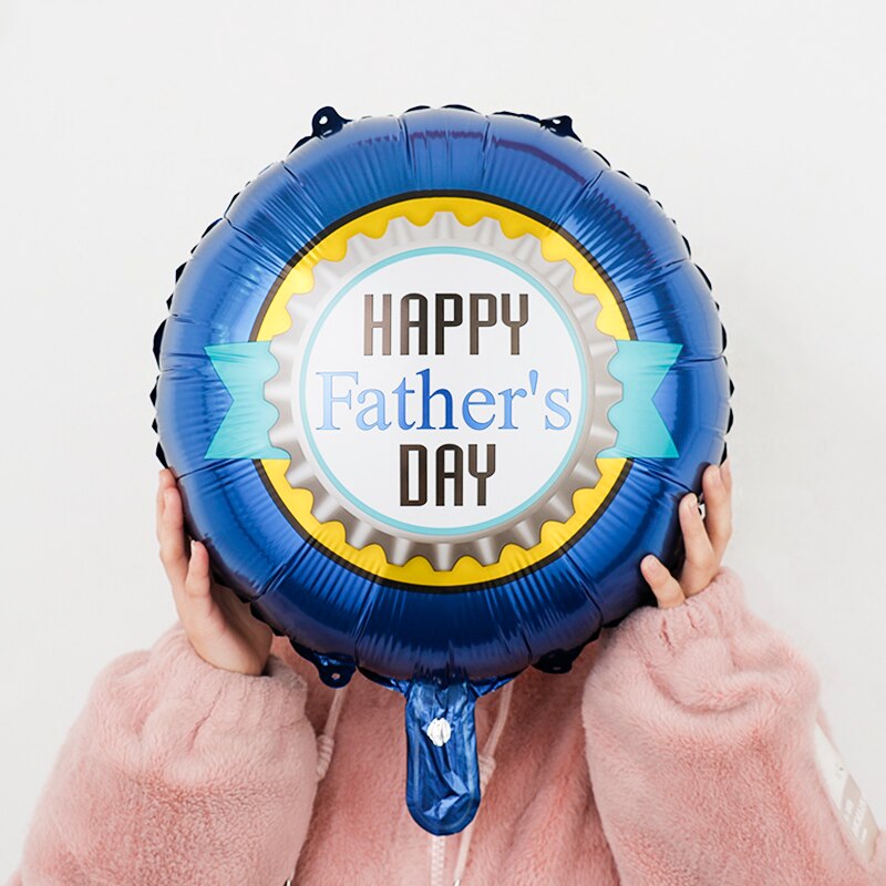 10Pcs 18Inch Engels Gelukkige Vaderdag Helium Globos Beste Vader Grote Vader Folie Ballonnen Vader Moeder Party decoratie