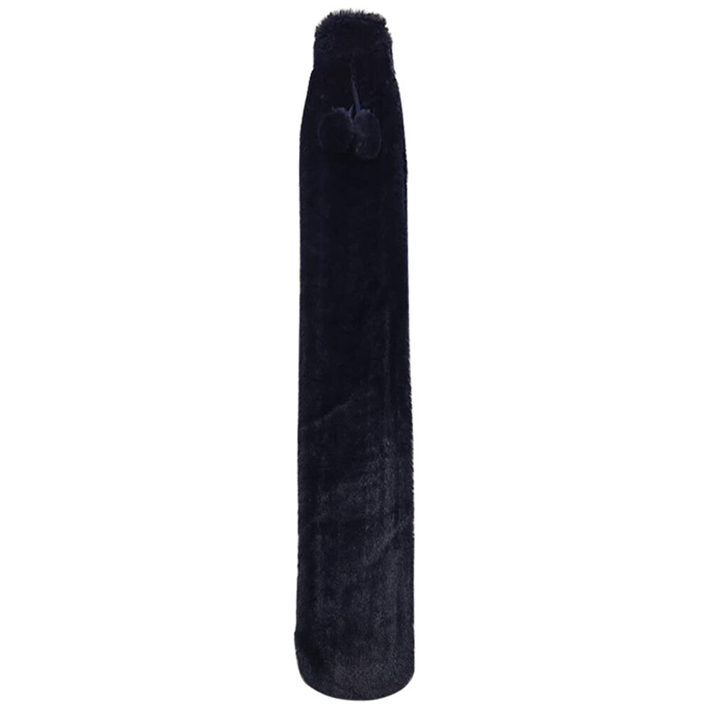 52cm Removable Cover Fur Rubber Water Bottle Extra Long Christmas Water Bottles Bag For Waist Hand Foot Warming: F