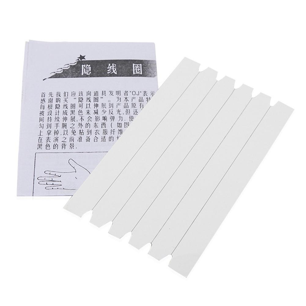 1Pcs Elastic Stretch Invisible Hidden Coil Thread Loops Haunted Magic Trick Float Joke Prank Trick Fun Toy Novelty