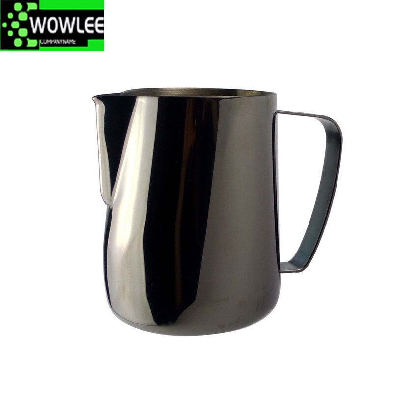 0.3-0.6L Milk Jug Stainless Steel Frothing Pitcher Pull Flower Cup Coffee Milk Frother Latte Art Milk Foam Tool Coffeware