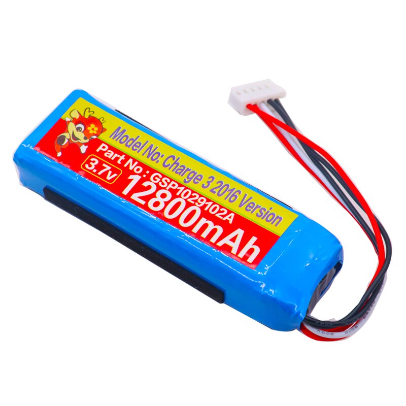 High Capacity 12800mAh GSP1029102A Battery For JBL Charge 3 Version Please Check The Place Of 2 Red Wires