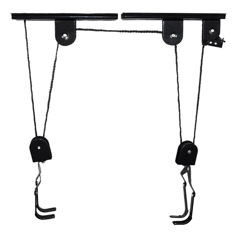 Bicycle Parking Rack Wall-Top Hanger, Roof Bracket, Bicycle Suspension Display Rack, Bicycle Load Lifter: Default Title