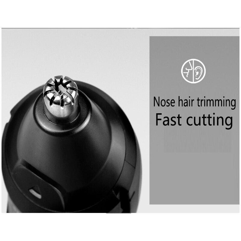 Kemei Km-696 5 In 1 Multifunctionele Tondeuse Professionele Tondeuse Elektrische Baard Trimmer Haar Snijmachine