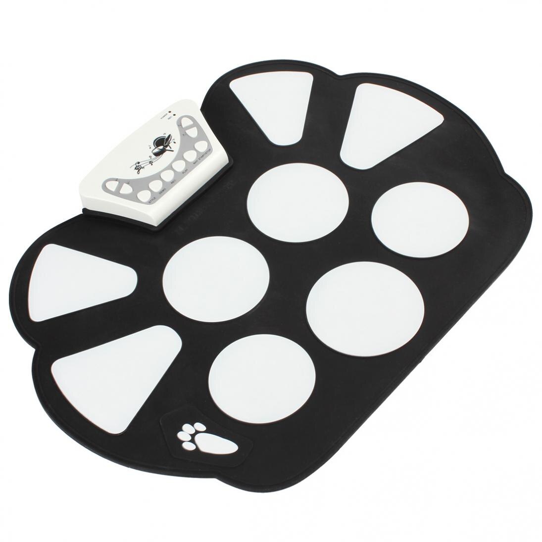 KONIX W758 Digital Portable 9 Pad Musical Instrument Electronic Roll-up Drum Kit