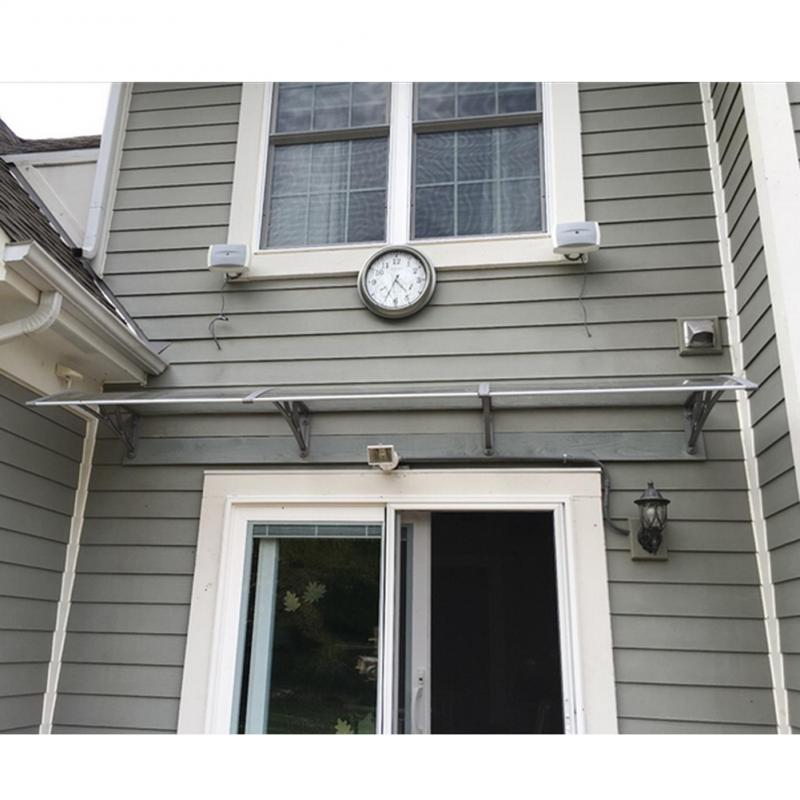 Tent Awning Window Canopy Rain Shelter Roof Sun Shade Door Furniture Top Patio Cover Front Celldeal Shade Cover 1X3M HWC