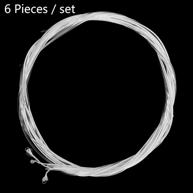 1 Set/6 Pcs Strings Set for Acoustic Classical Guitar Musical Instruments Parts Accessories