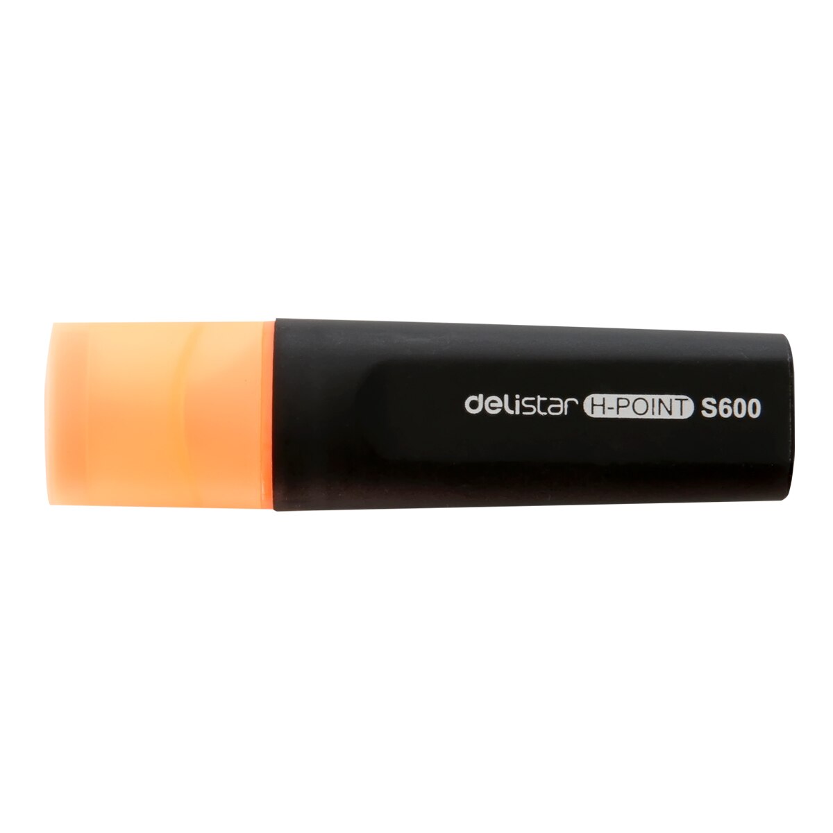 6 PCS DELI S600 Markeerstift opvallende Kleur Markeerstift Markeerstift Fluorescerende Markers: Oranje