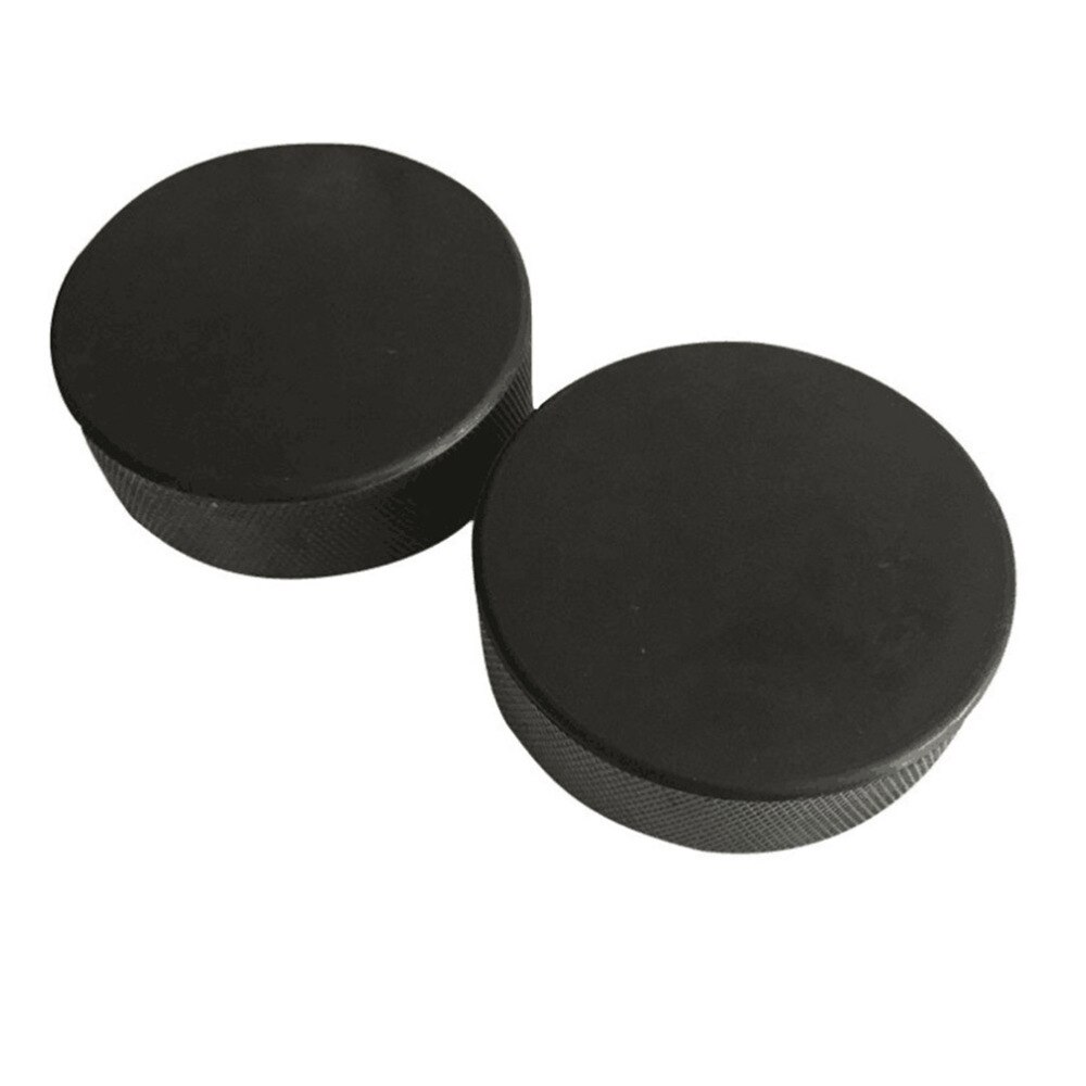 6 pçs profissional de borracha hóquei no gelo pucks padrão bolas de hóquei esportes suprimentos para a prática do jogo de treinamento (preto)